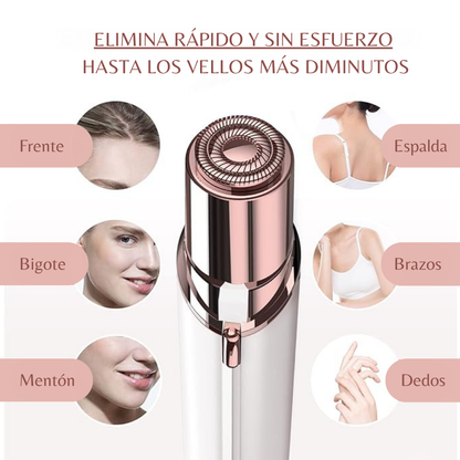 Depiladora Facial Removedor de Vello Sin Dolor Recargable